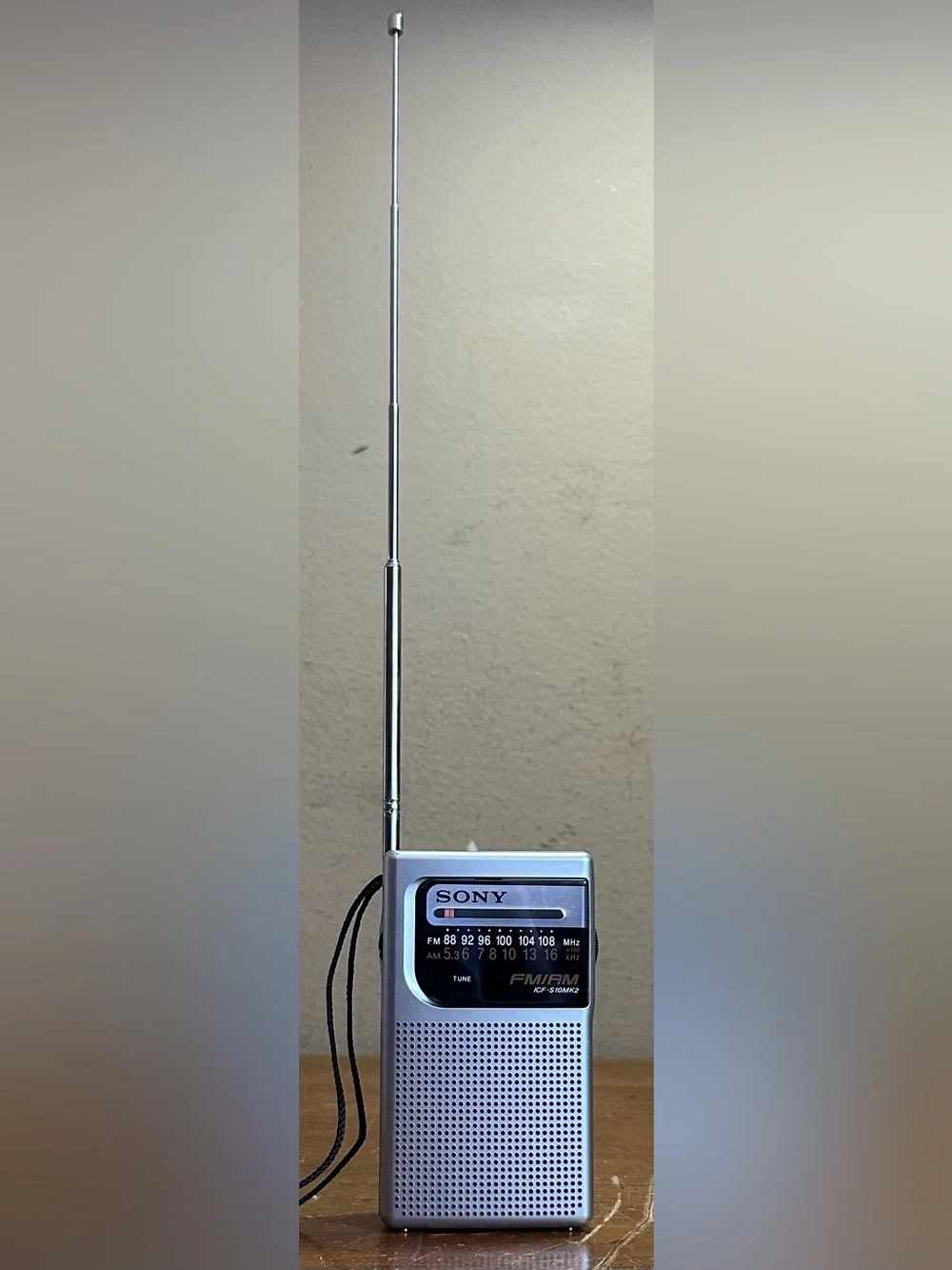 Sony Portable AM/FM Radio - Silver
